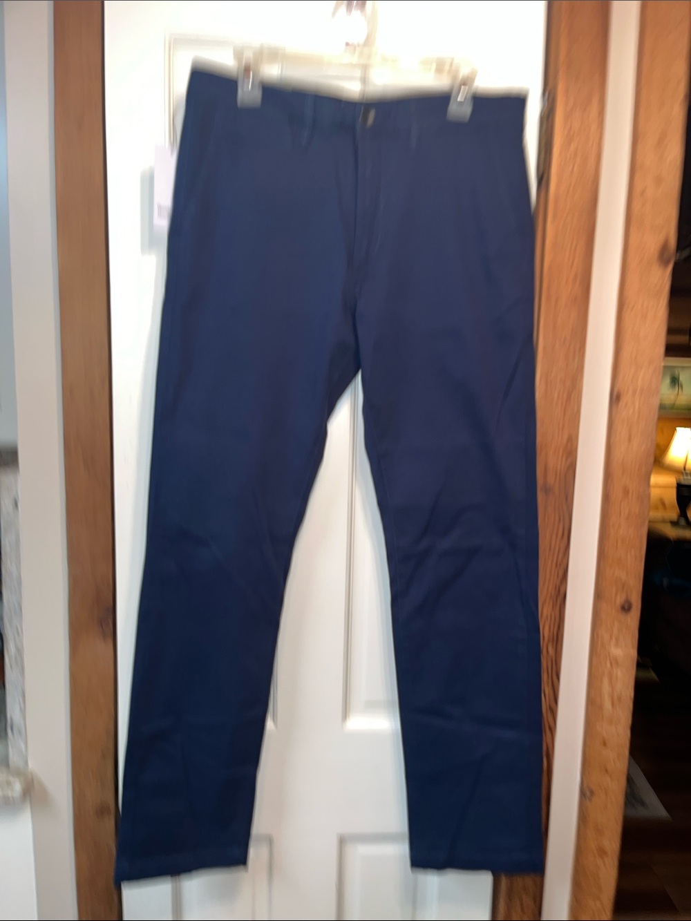Goodfellow & Co Navy Blue Chino Pants 32x32 slim chino NWT